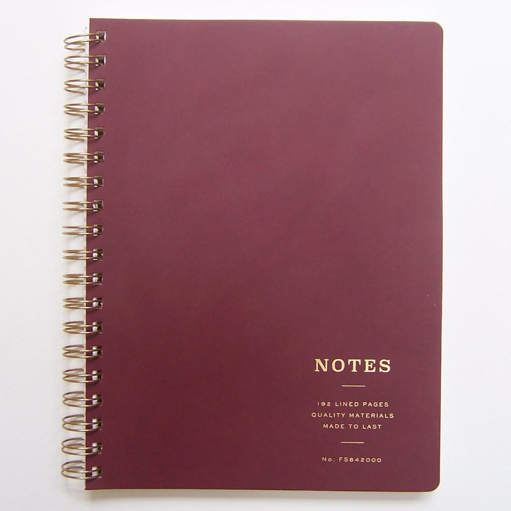FRINGE STUDIO "Burgundy Bloc" Journal